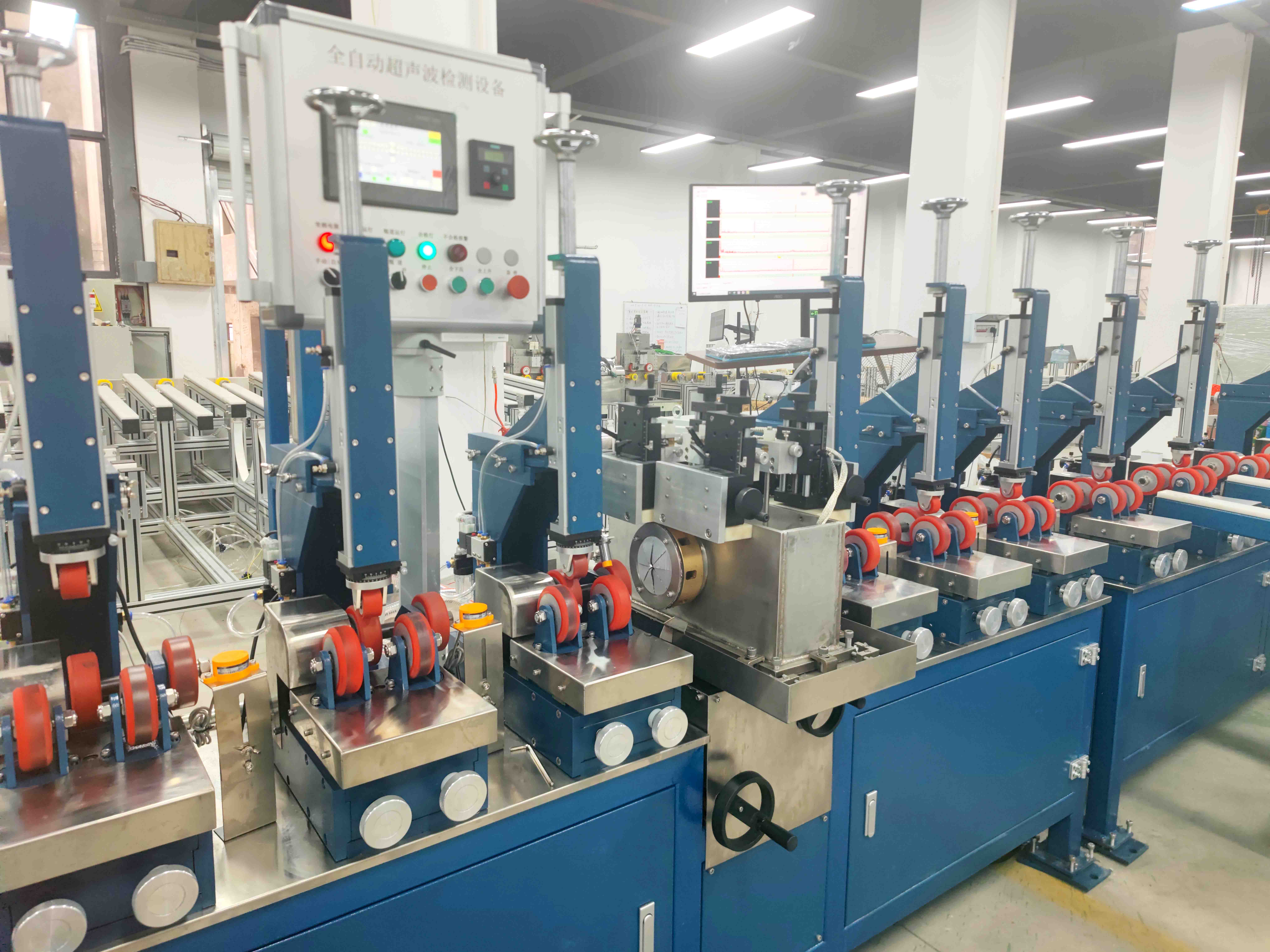 螺旋前進超聲波檢測系統 管、棒材內部表面及近表面缺陷檢測